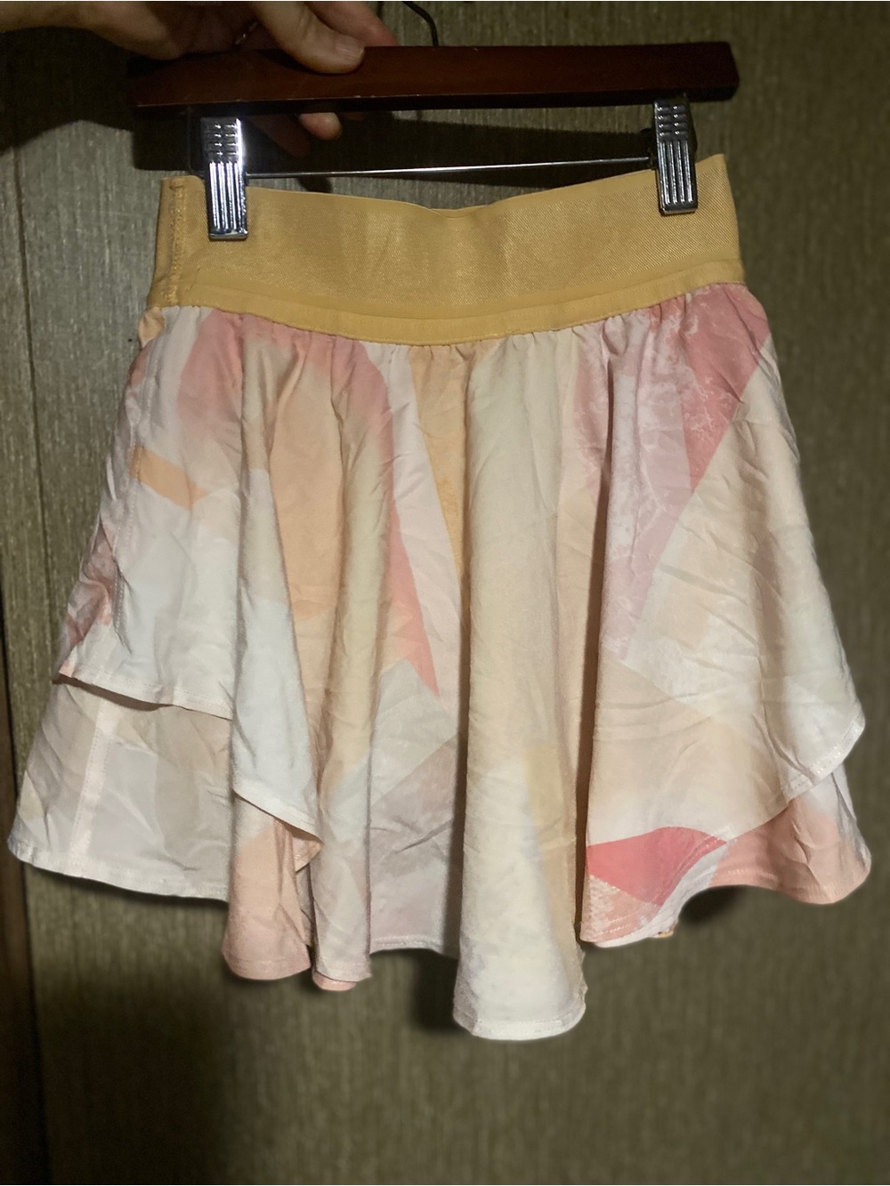 LULULEMON court rival high rise skirt shorts tennis 0